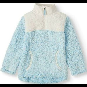 Blue and white Sherpa